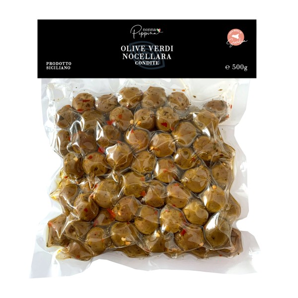 Olive Verdi Nocellara Condite 500g